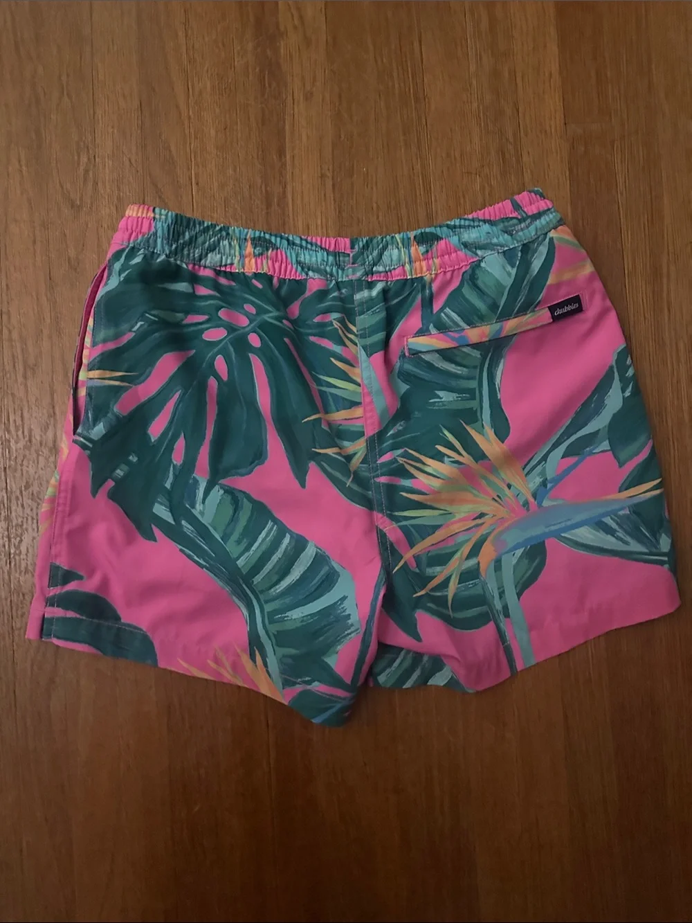 Chubbies Bords of Paradise Tropical Leaf Print Youth Shorts